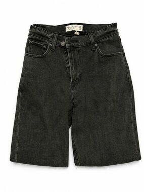 Abercrombie & Fitch Black Ultra High-Rise Slim Straight Jeans